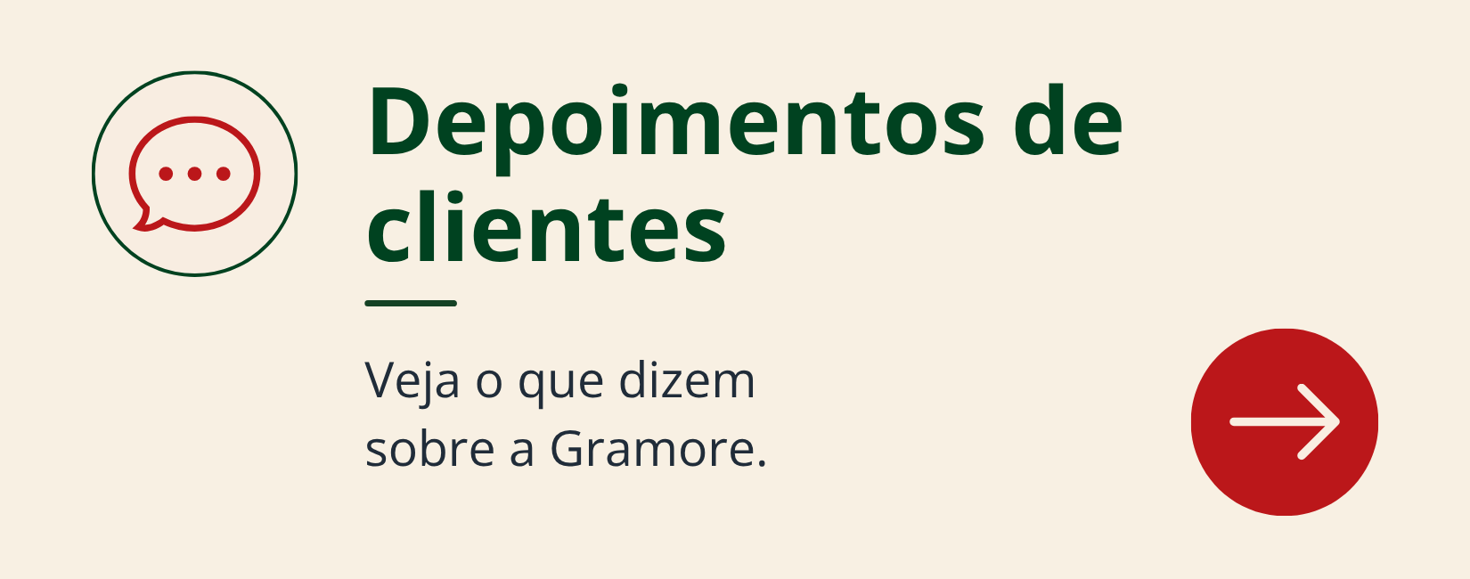 Depoimentos de clientes — Veja o que dizem sobre a Gramore.